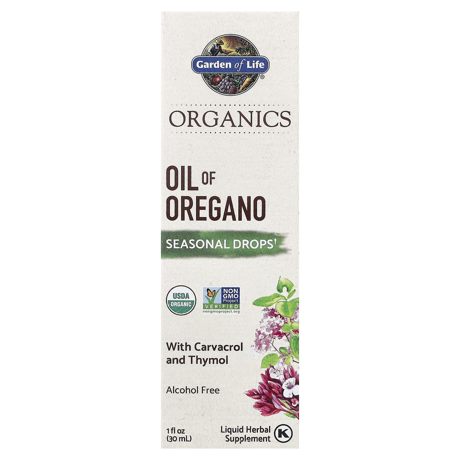 Garden Of Life - Luomu Oreganöljy - 30ml