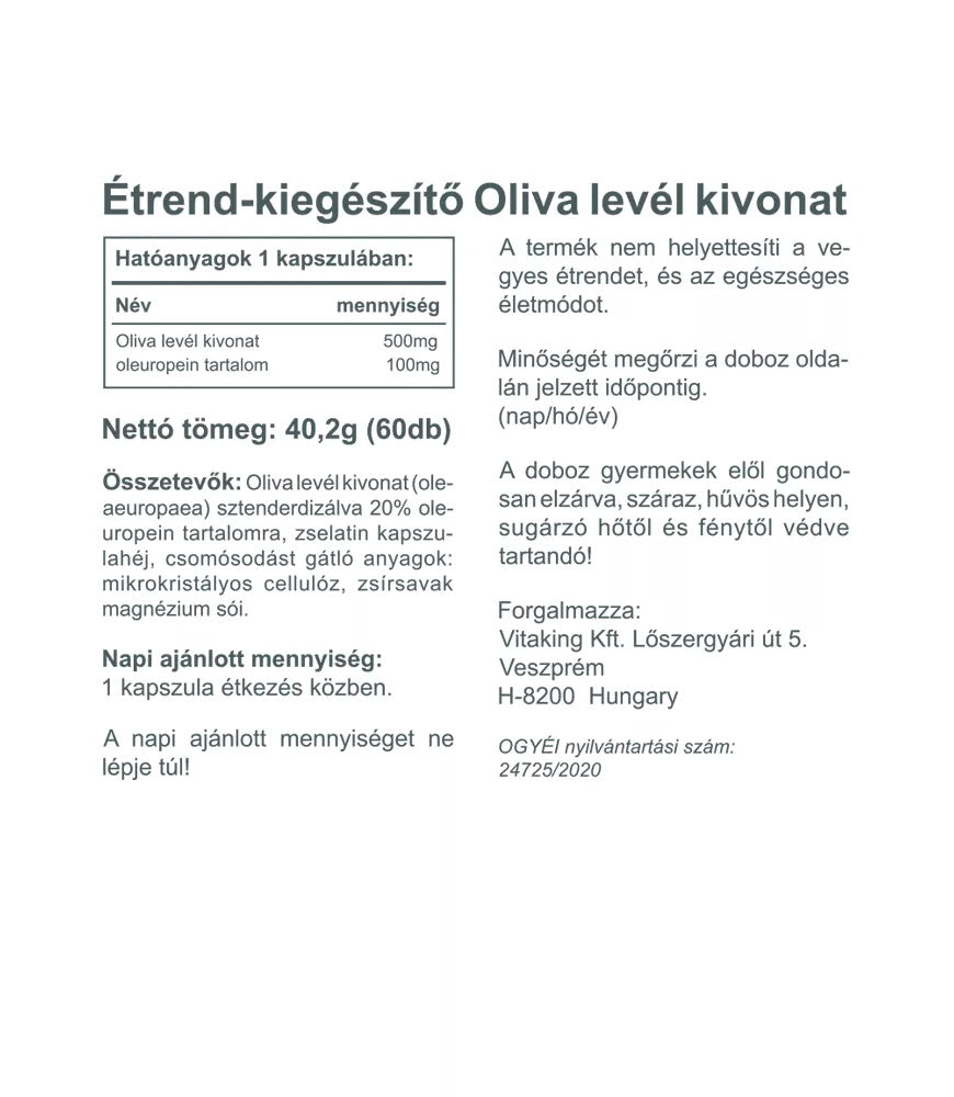 Vitaking - Olive Leaf Extract