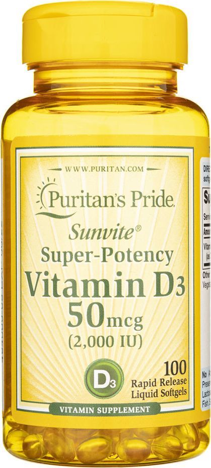 Puritan's Pride - Sunvite Super-Potency Vitamin D3