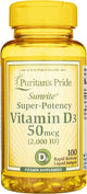 Puritan's Pride - Sunvite Super-Potency Vitamin D3