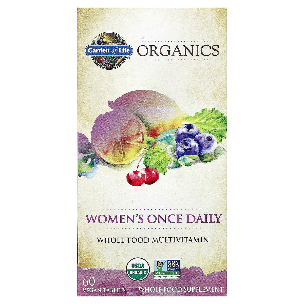 Mykind Women's Once Daily burk från sidan