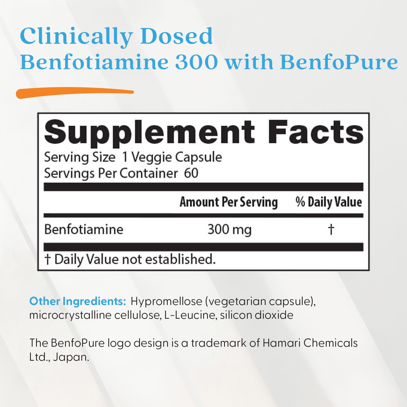 Doctor's Best - Benfotiamine with BenfoPure
