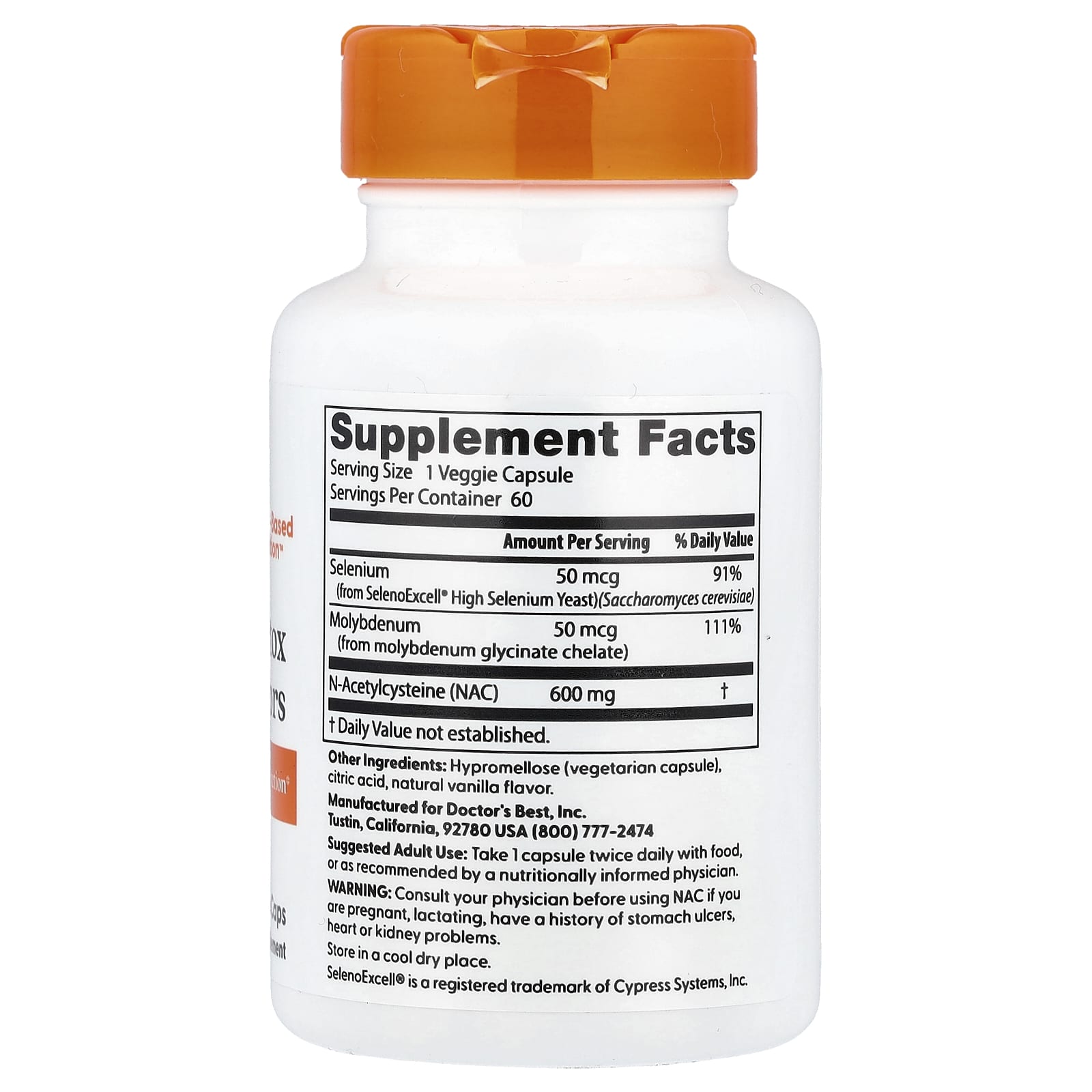 Doctor's Best - NAC Detox Regulators