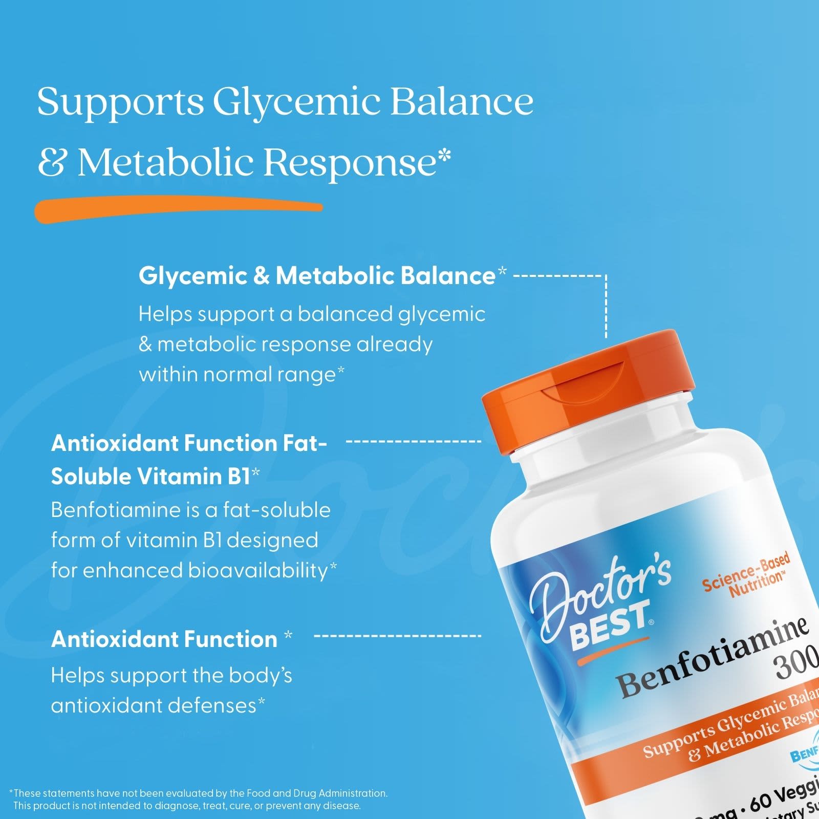 Doctor's Best - Benfotiamine with BenfoPure