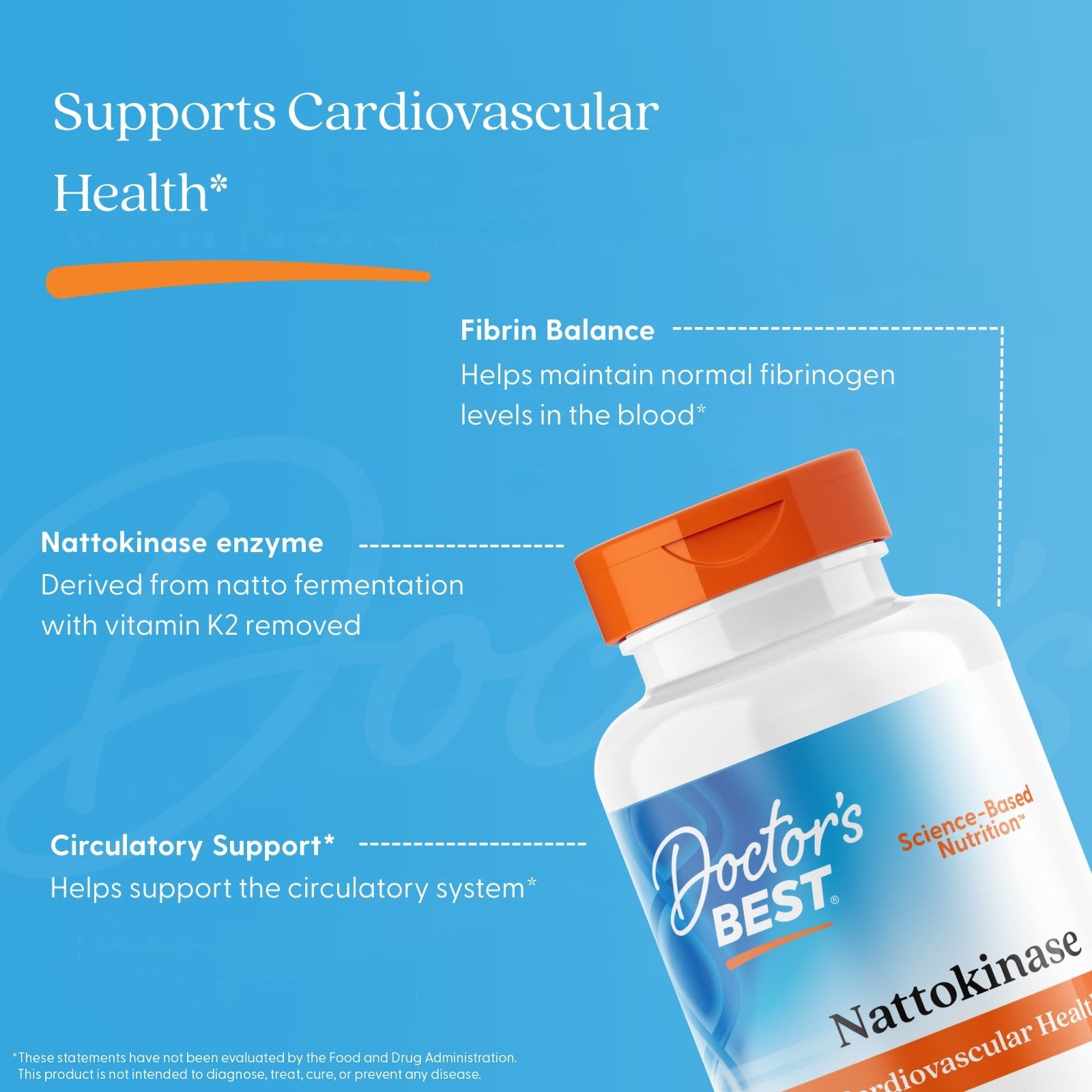 Doctor's Best - Nattokiina, 2000 Fu - 90 Vcaps