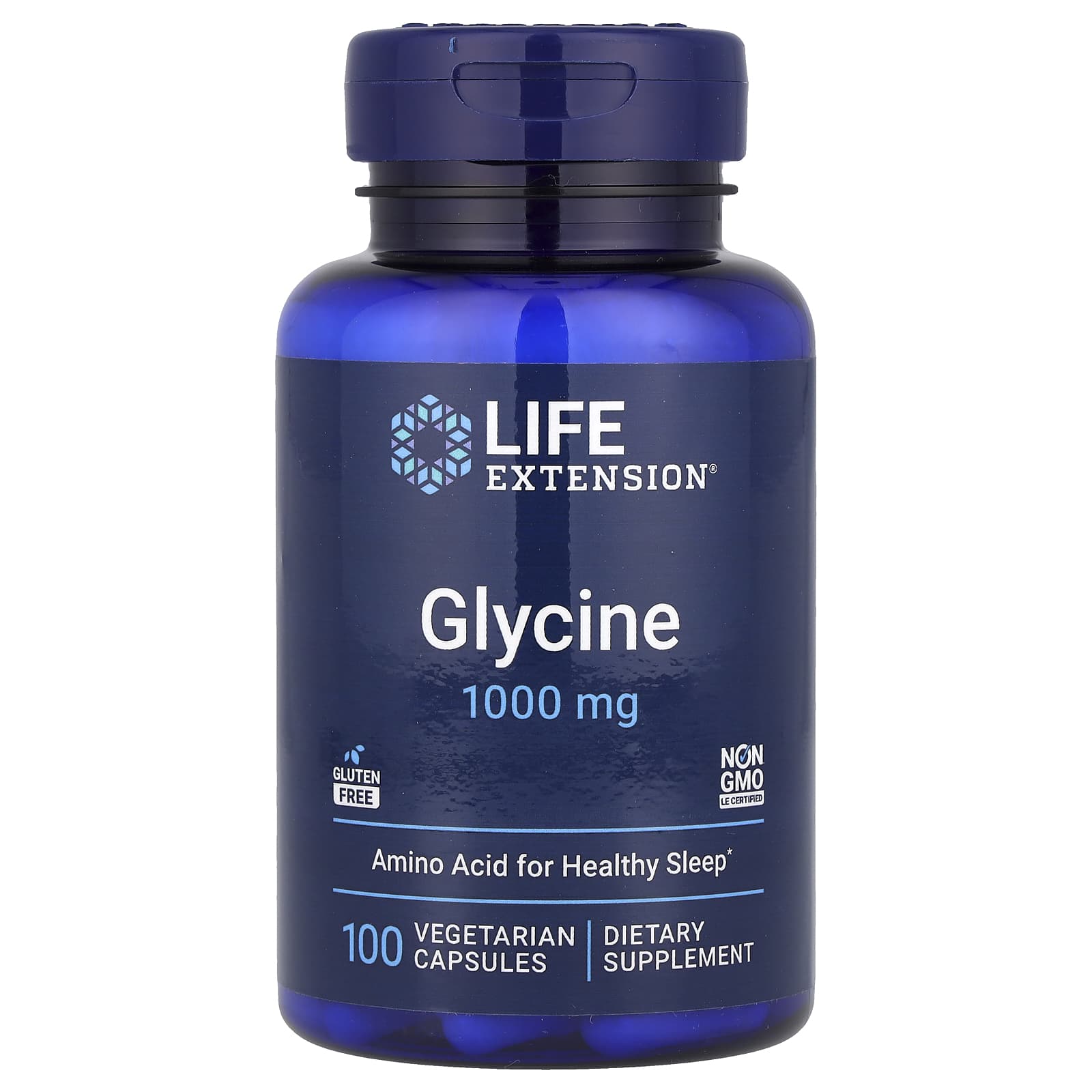 Glycine 1000 mg baksida näringsfakta