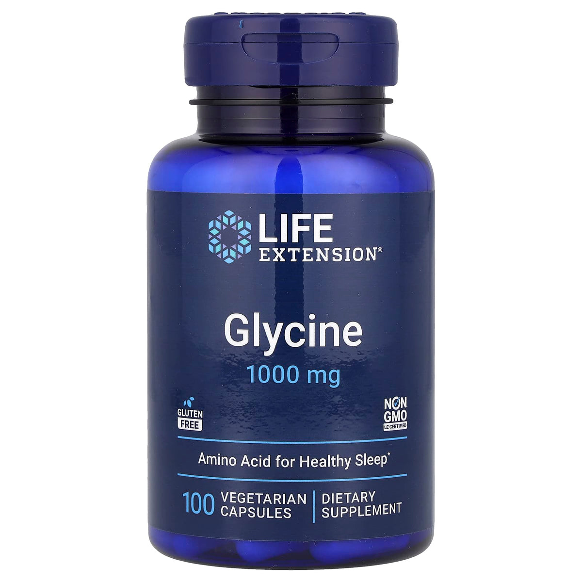 Glycine 1000 mg baksida näringsfakta