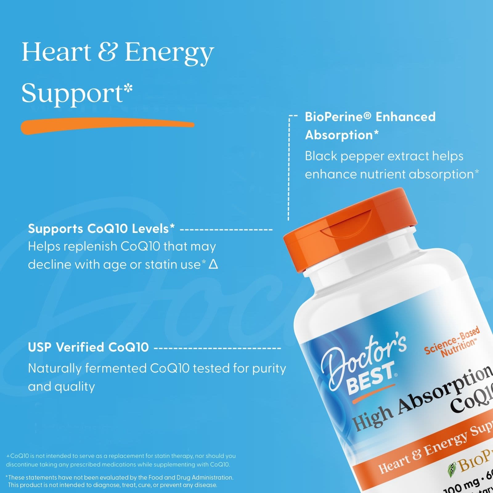 Doctor'S Best - High Absorption CoQ10 With Bioperine
