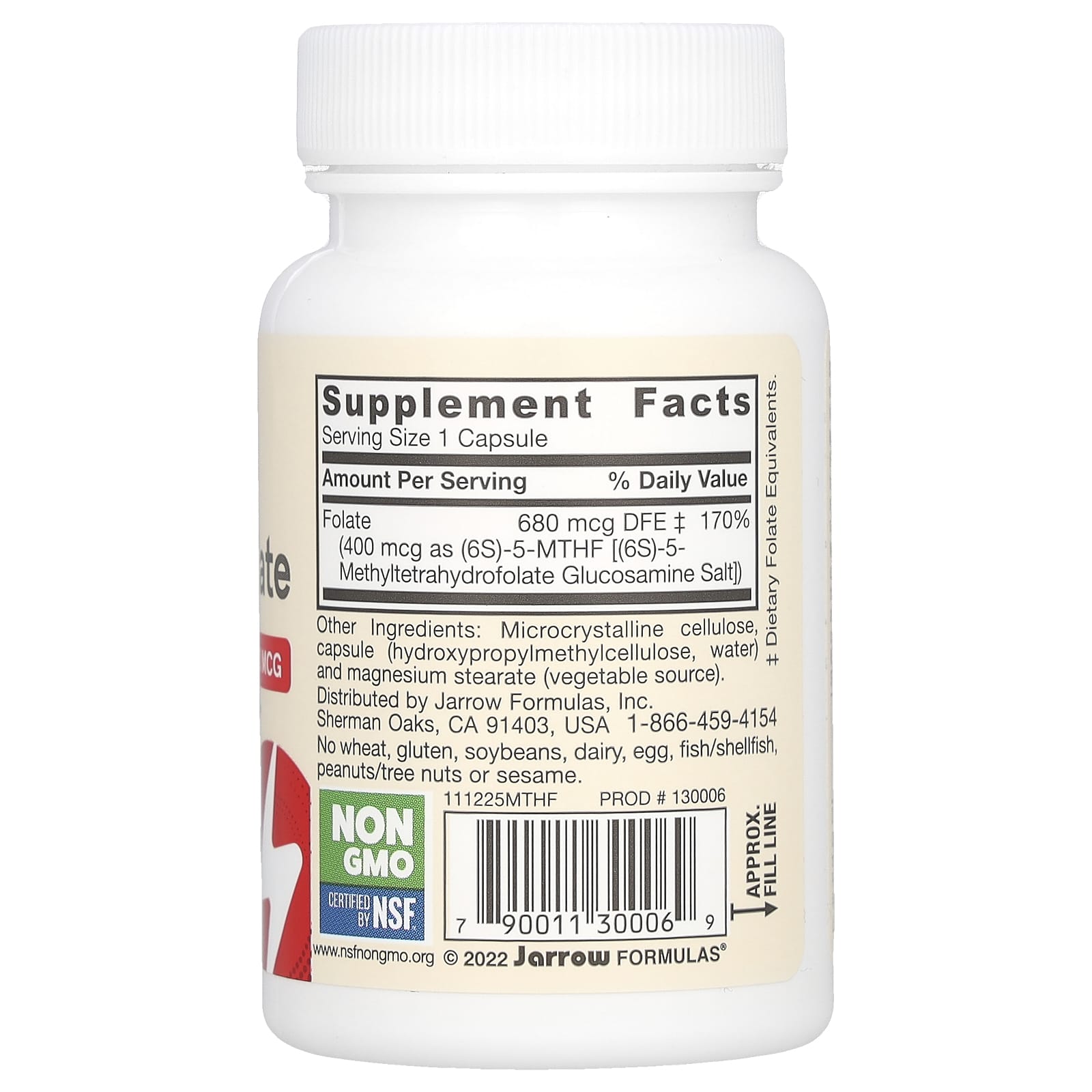 Jarrow Formulas - Methyl Folate