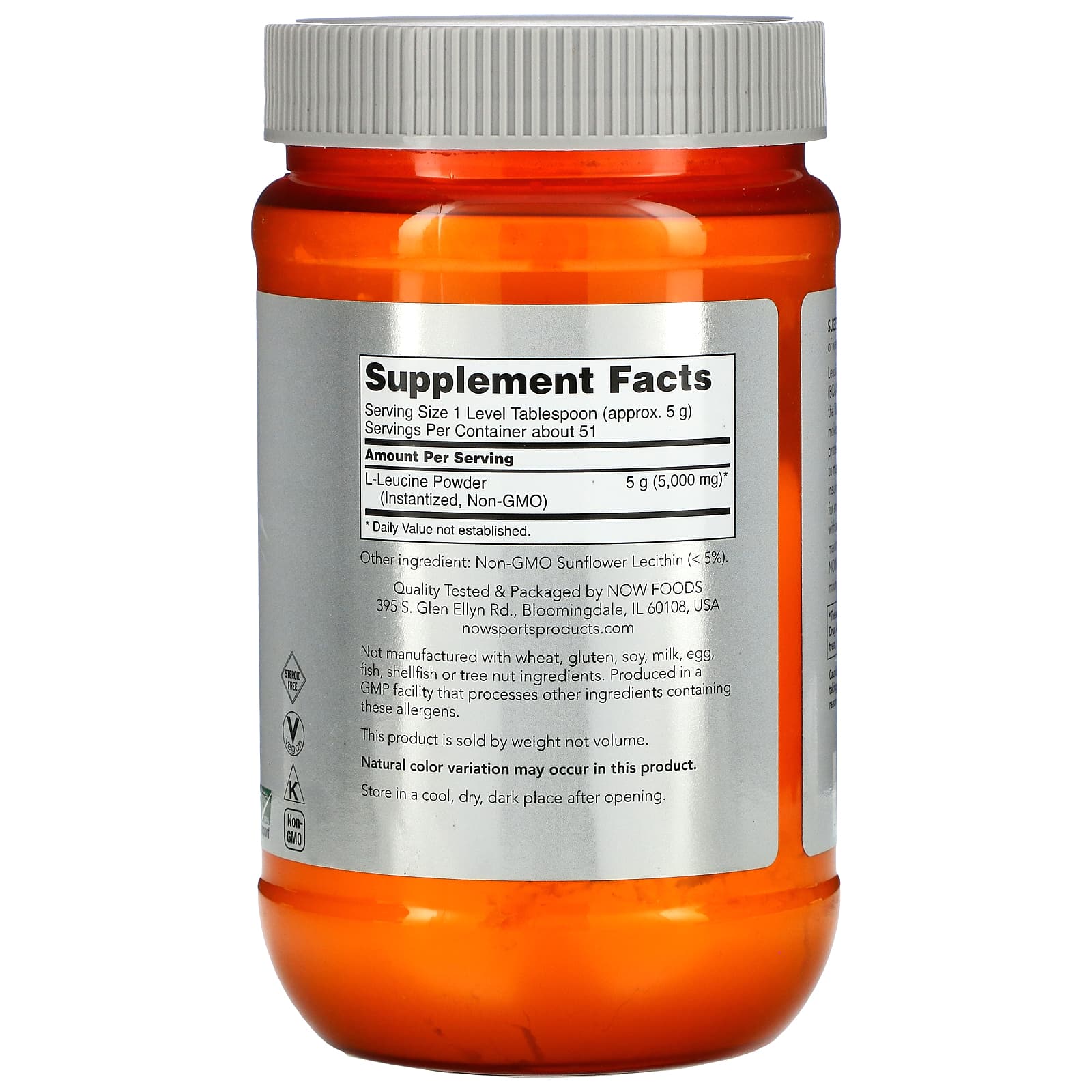 L-Leucine Powder burk sida