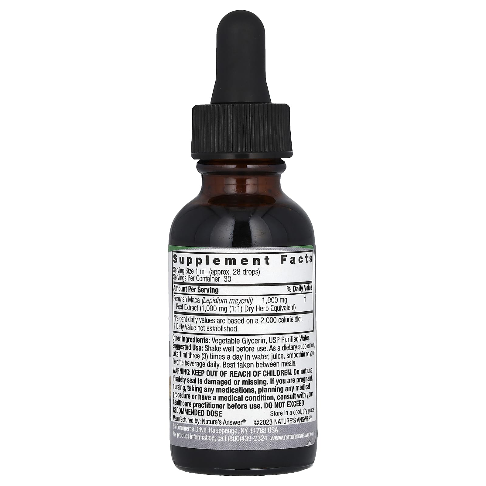 Maca Root ingredienser och dosering