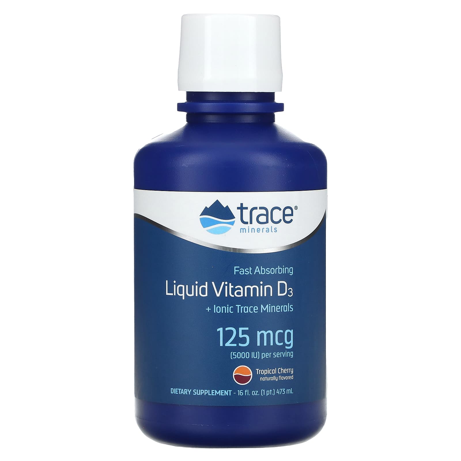 Trace Minerals Vitamin D3 473ml framsida