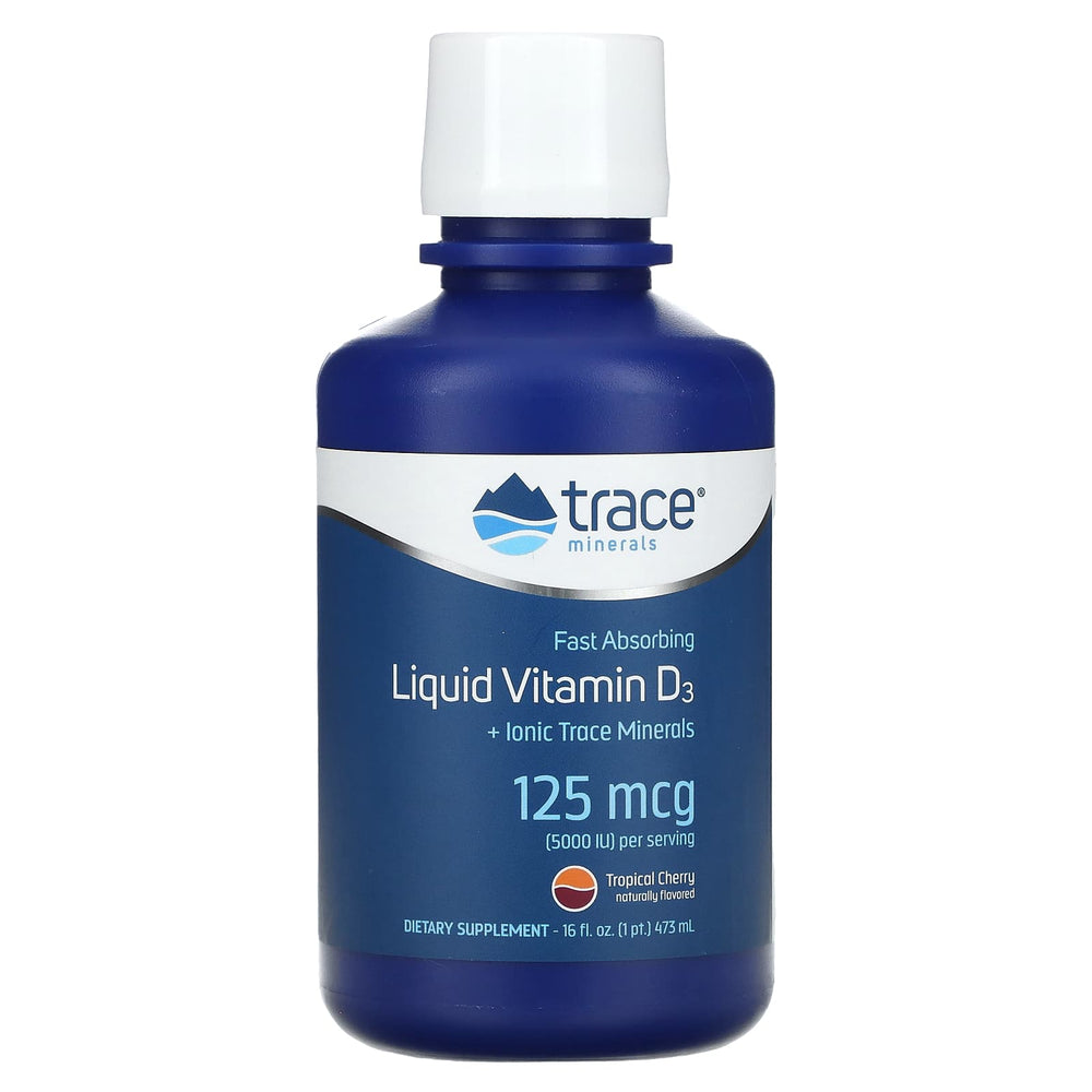 Trace Minerals Vitamin D3 473ml framsida