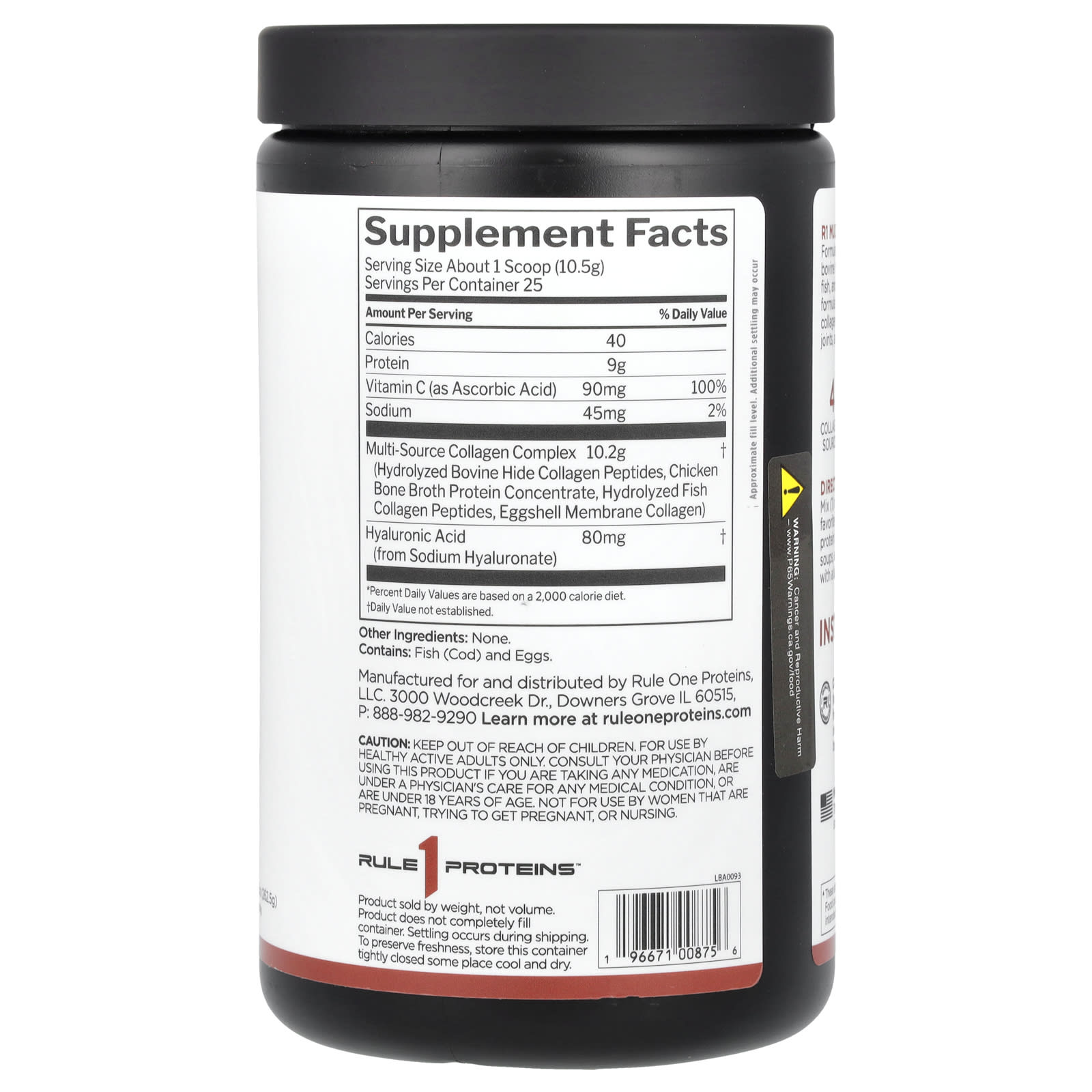 Rule One - Multi-Source Collagen - 262.5g