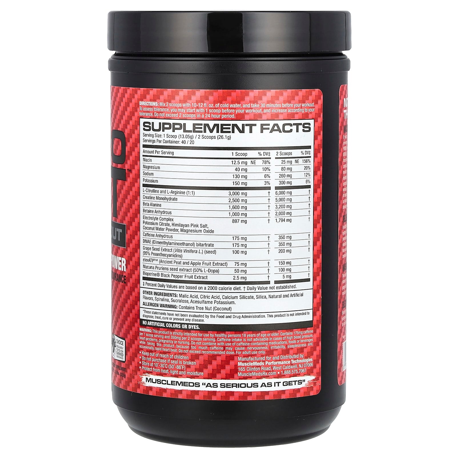 MuscleMeds - Cherry Lime - 550g
