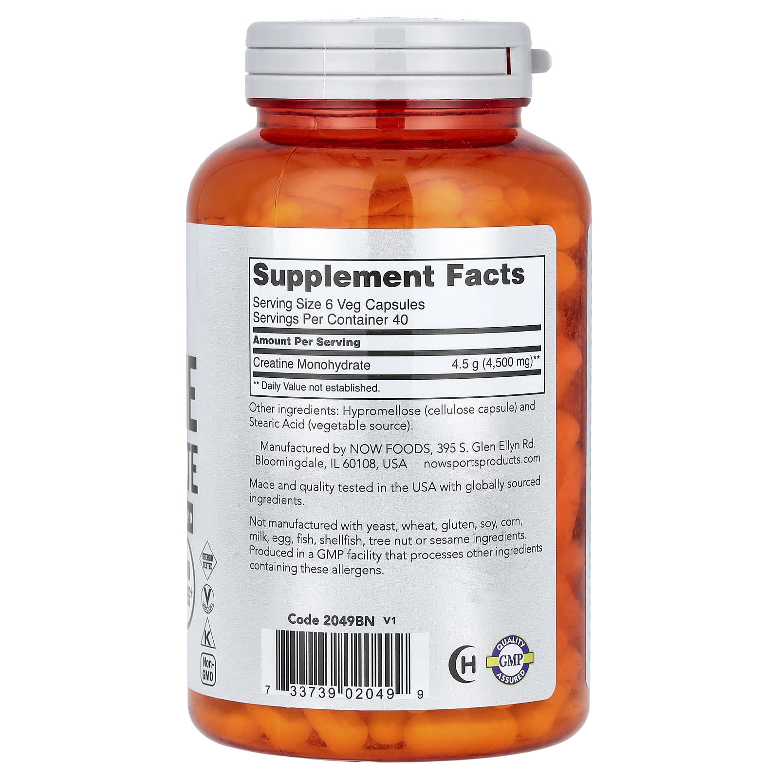 Now Foods - Kreatiinimonohydraatti