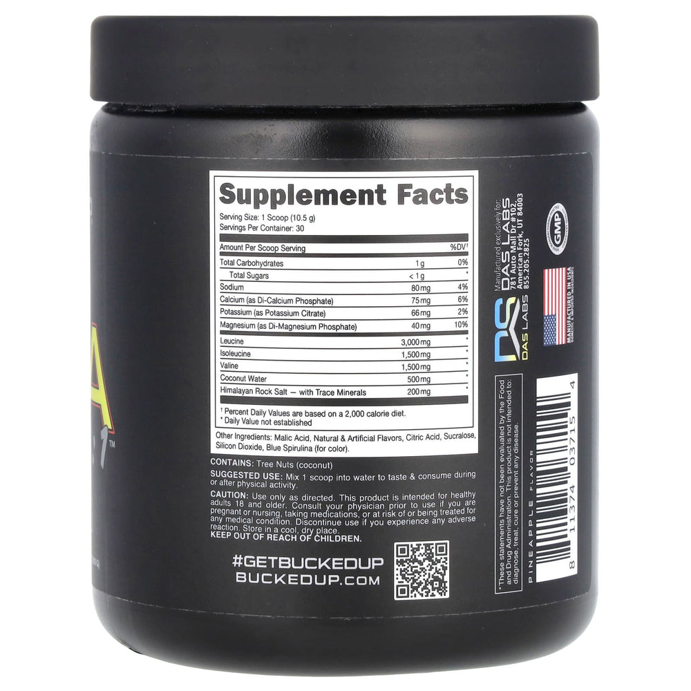 Original BCAA 2:1:1 näringsfakta & ingredienser