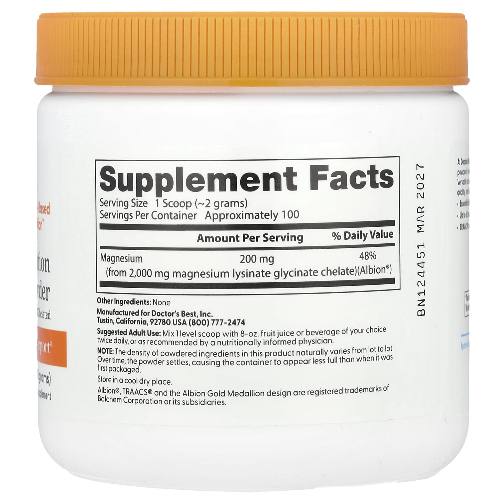 High Absorption Magnesium produktdetalj