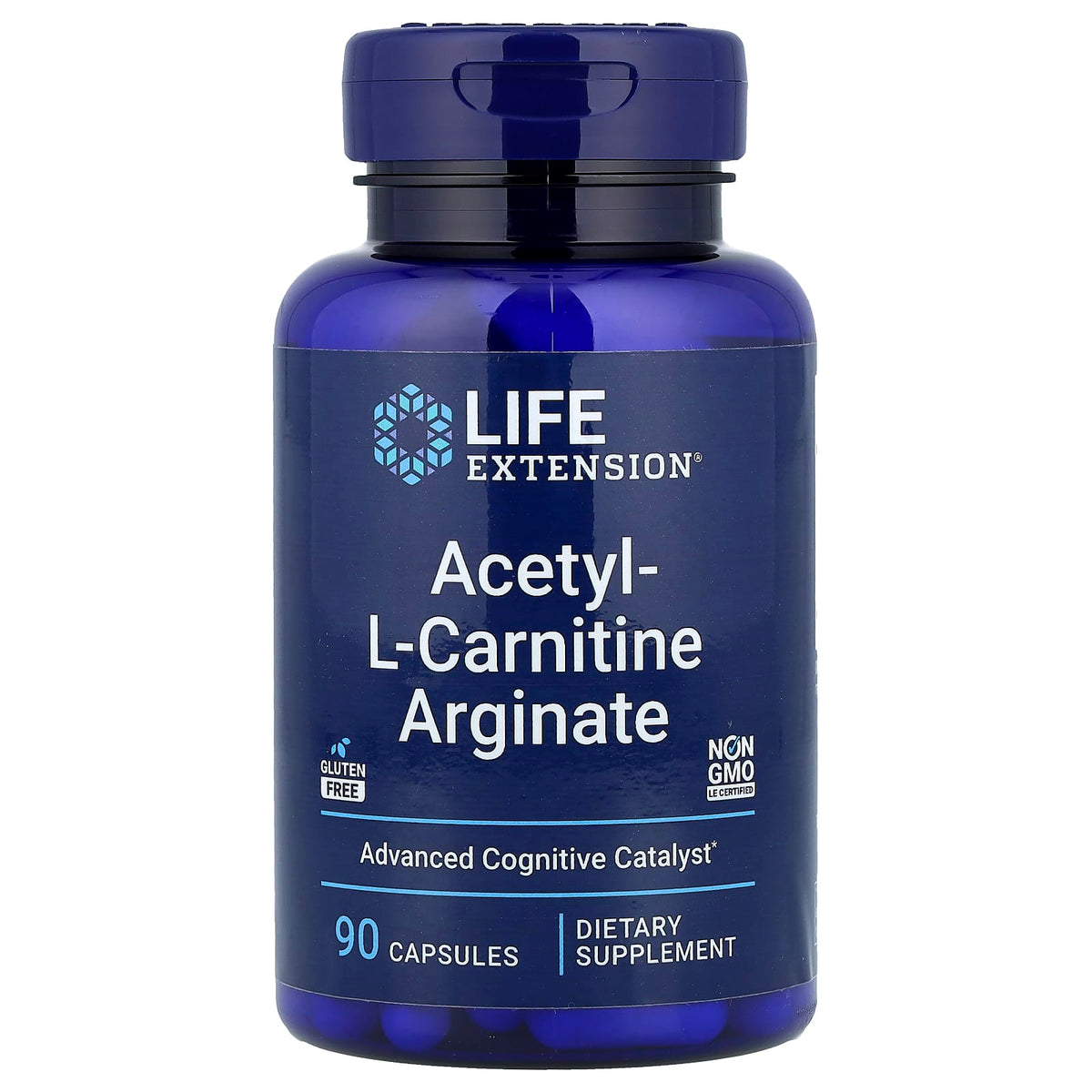 Life Extension - Asetyyli-L-karnitiini arginaatti - 90 Vcaps