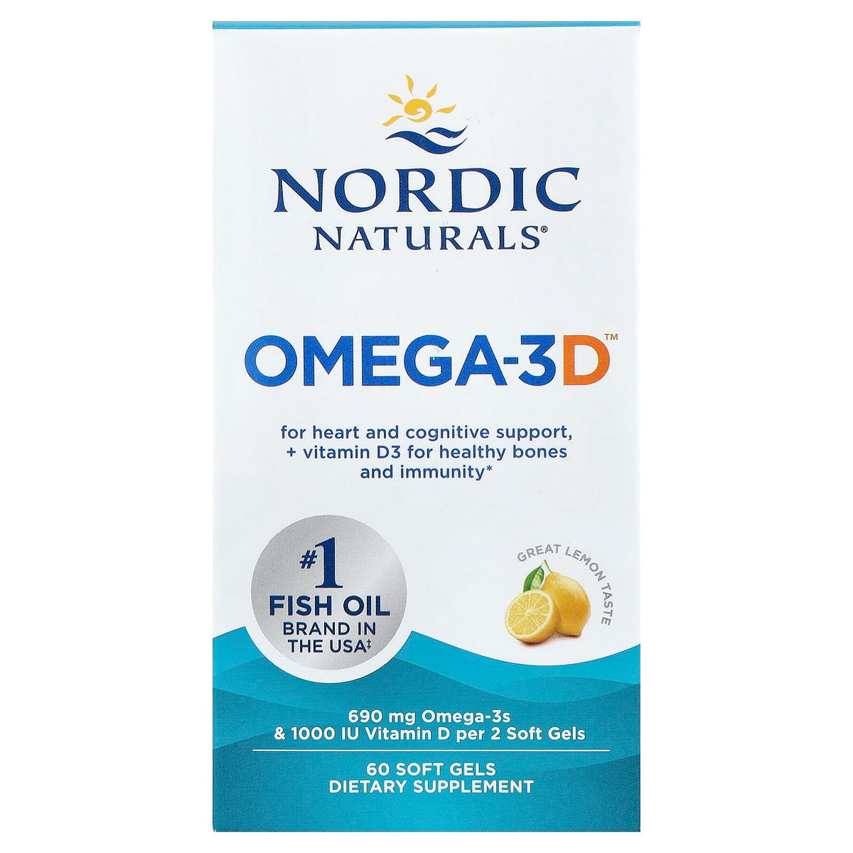 Omega-3D 690mg Citron dosering & innehåll