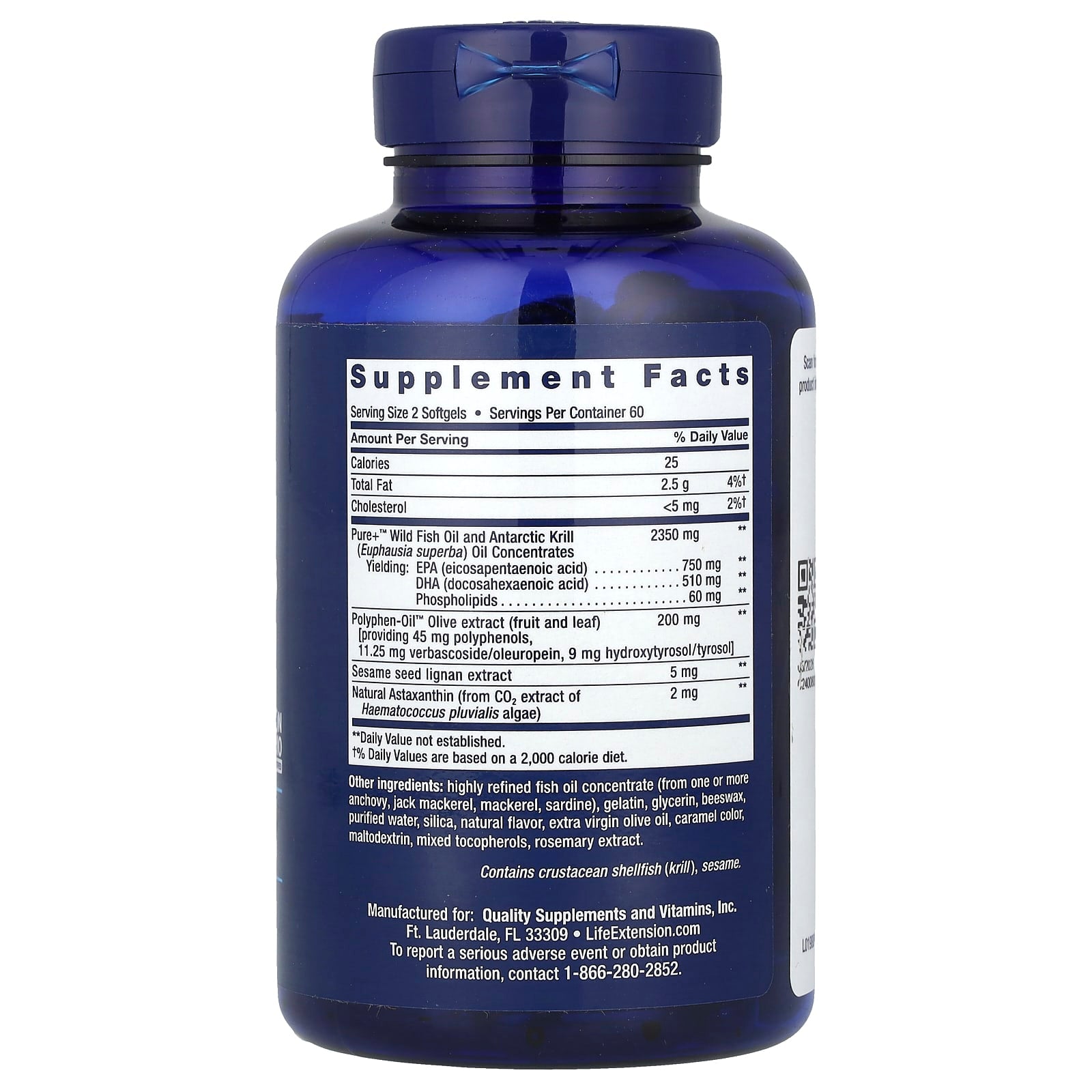 Life Extension - Super Omega-3 Plus - 120 Sgels
