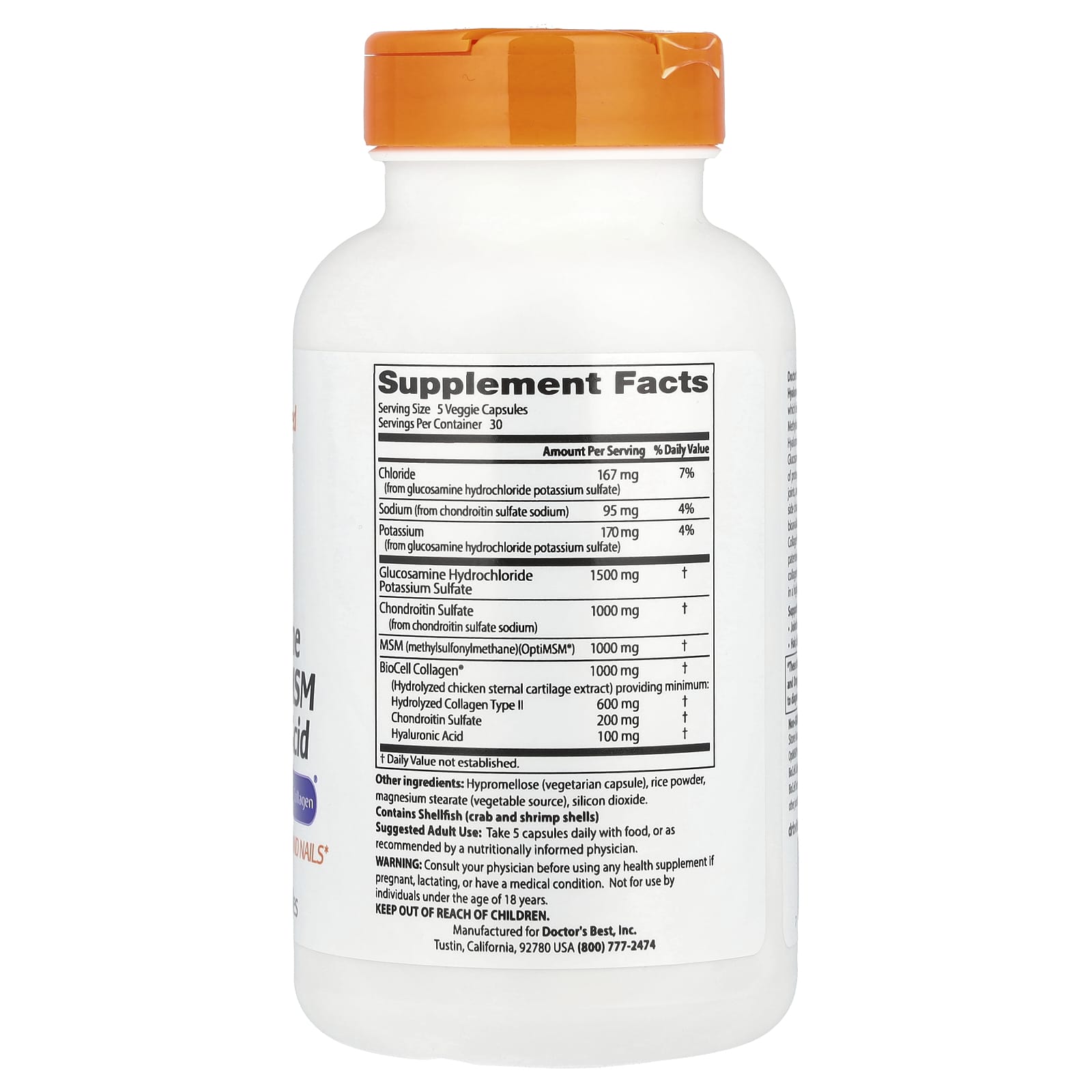 Doctor's Best - Glucosamin Chondroitin MSM