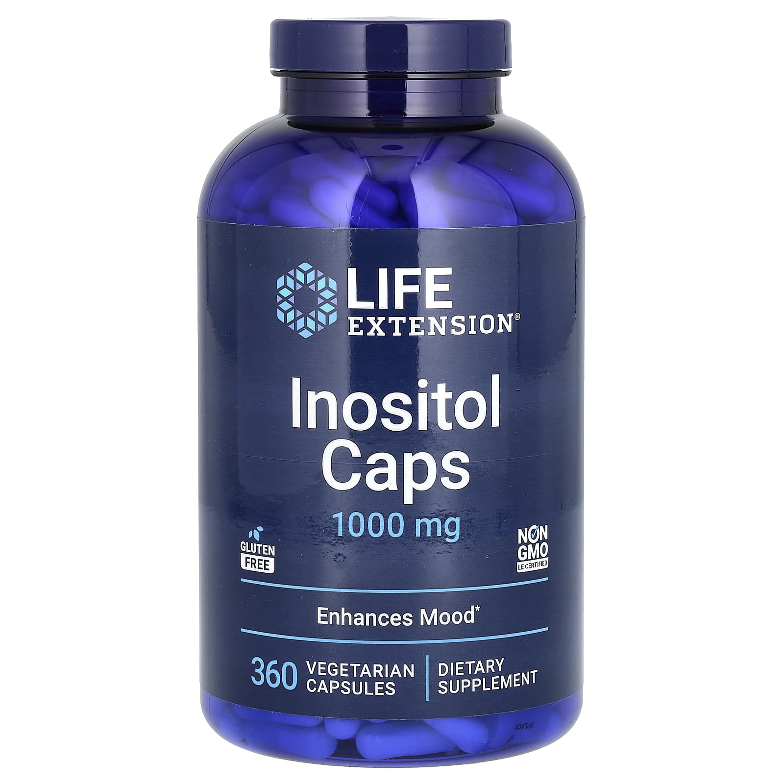 Inositol Caps baksida näringsfakta