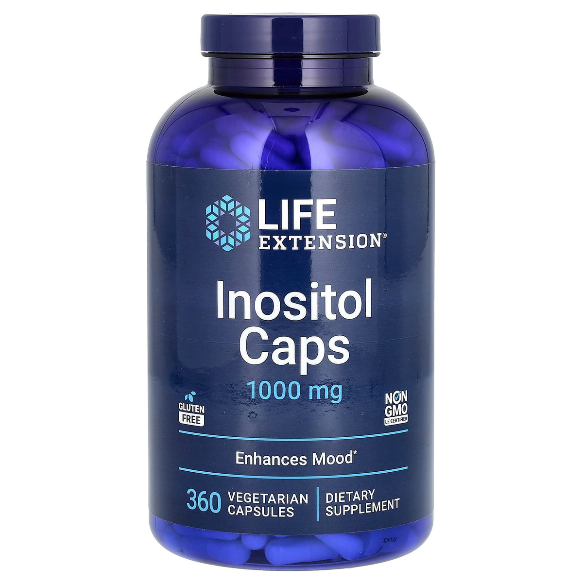 Inositol Caps baksida näringsfakta