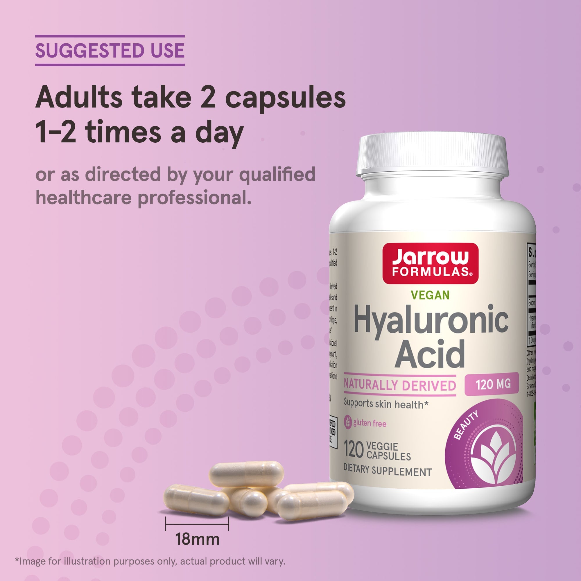 Jarrow Formulas - Hyaluronsyre 120mg