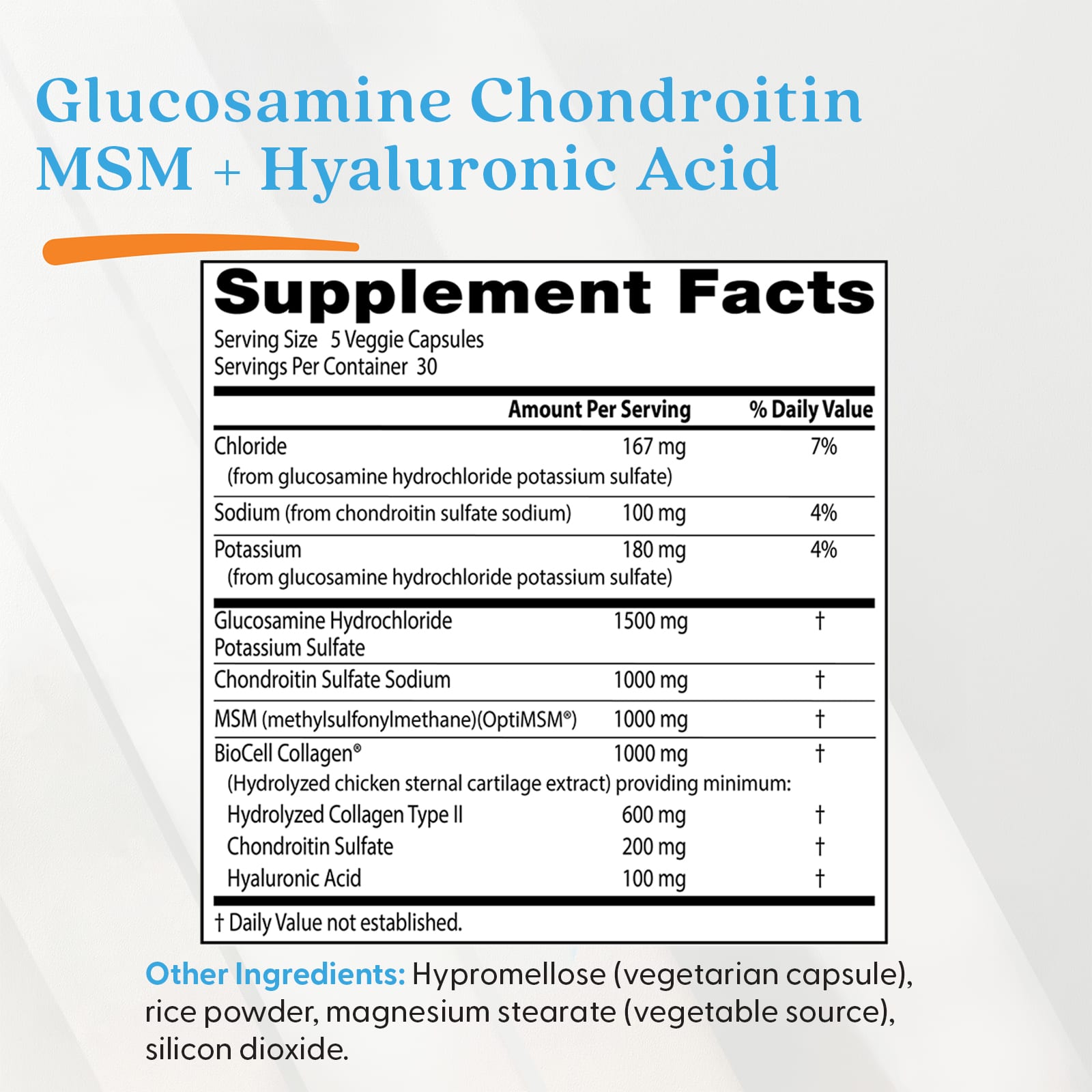 Doctor's Best - Glucosamin Chondroitin MSM