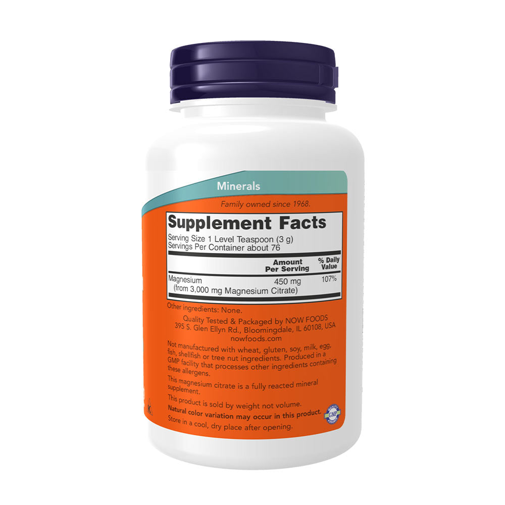 Now Foods - Magnesium Citrate