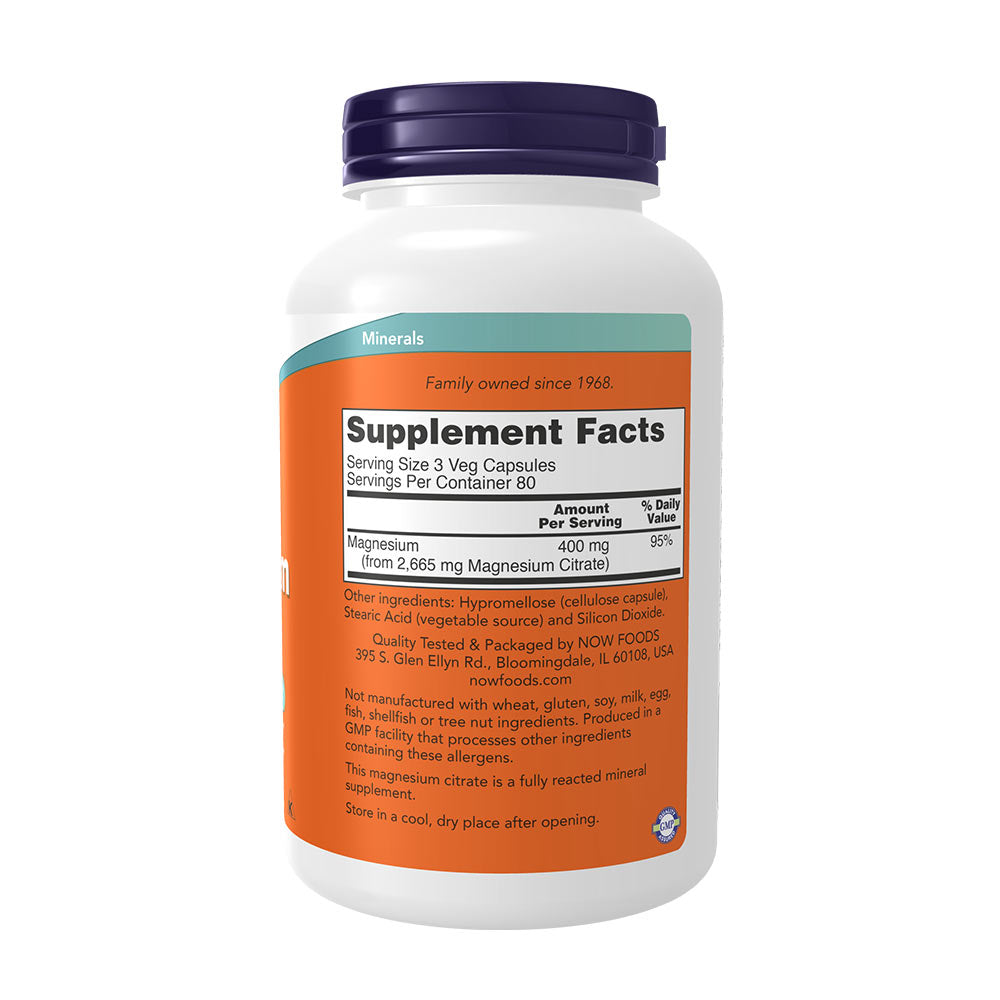 Now Foods - Magnesium Citrate