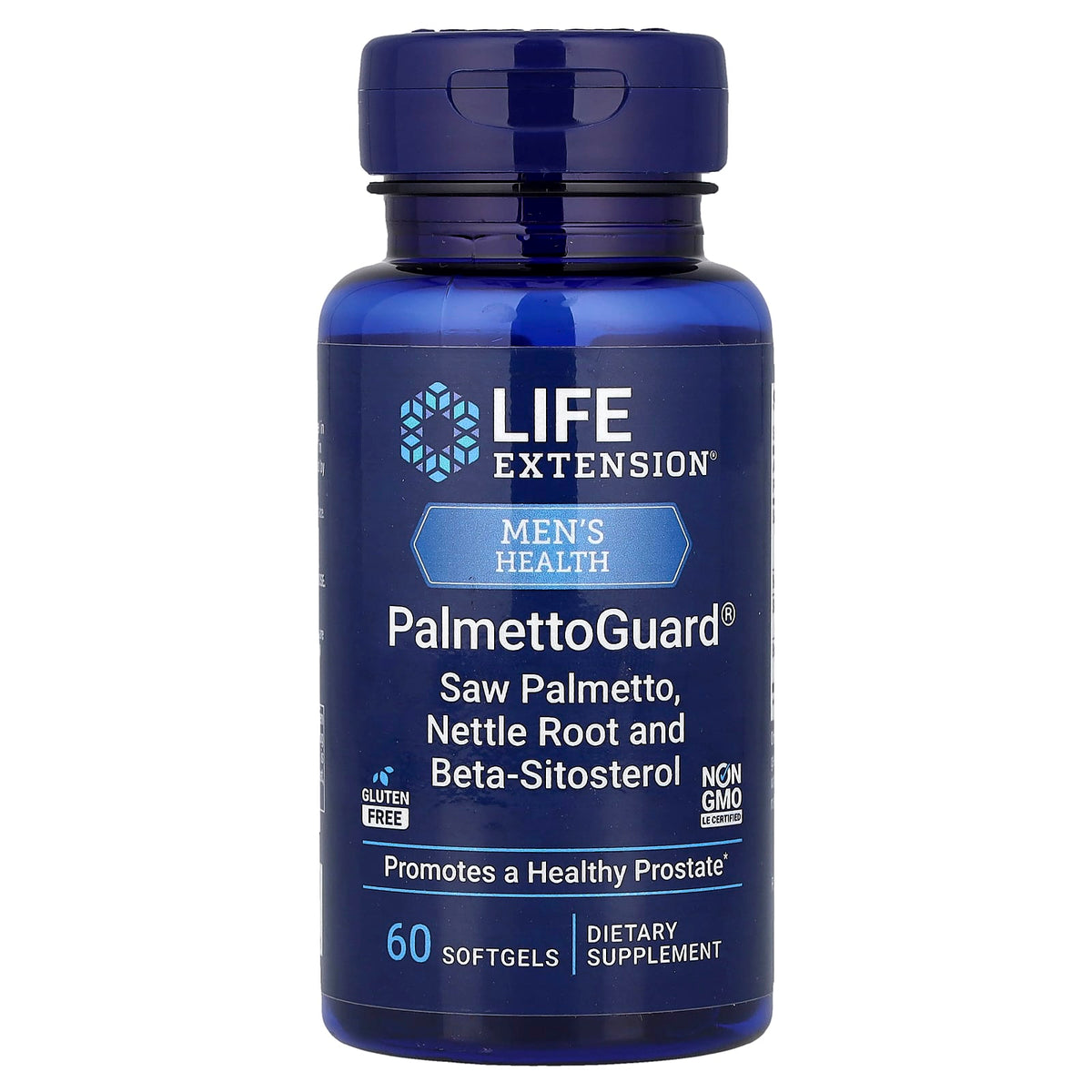Saw Palmetto & Nässelrot baksida näringsfakta