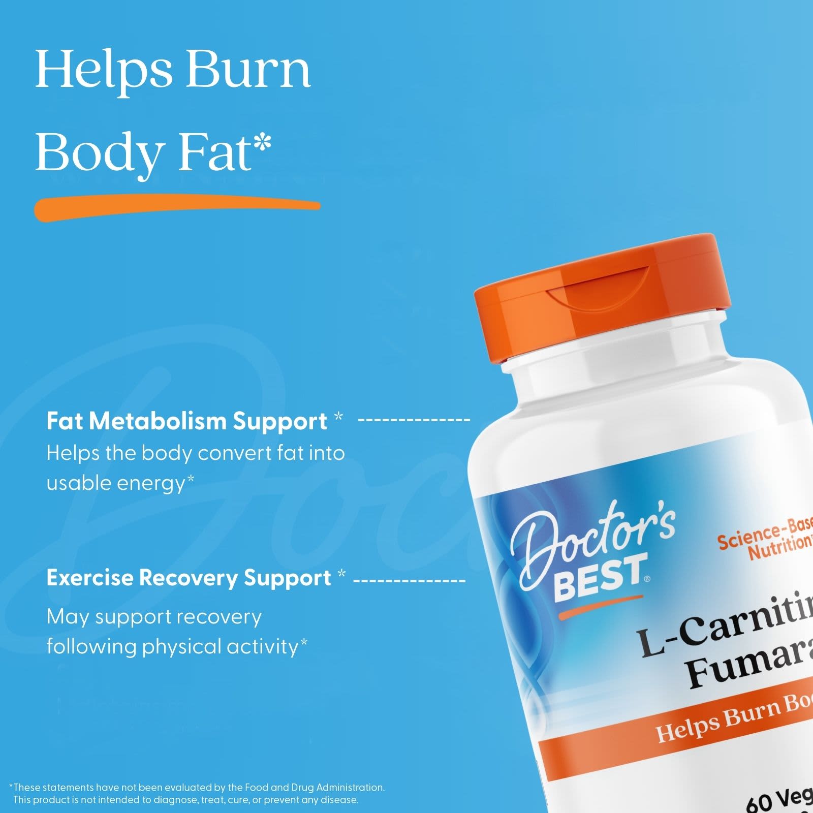 Doctor's Best - L-Karnitiini Fumaraatti Biosint Karnitiineilla