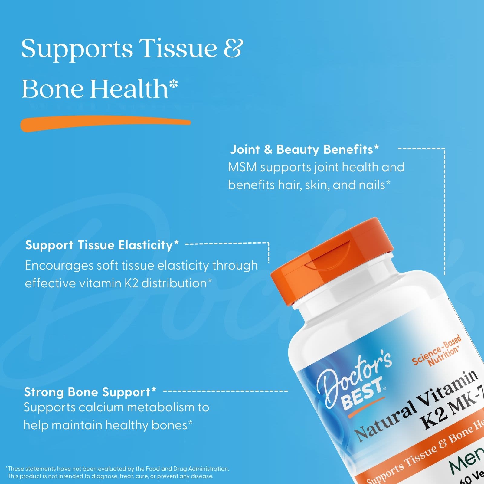 Doctor's Best - Natural Vitamin K2 Mk7 With Menaq7