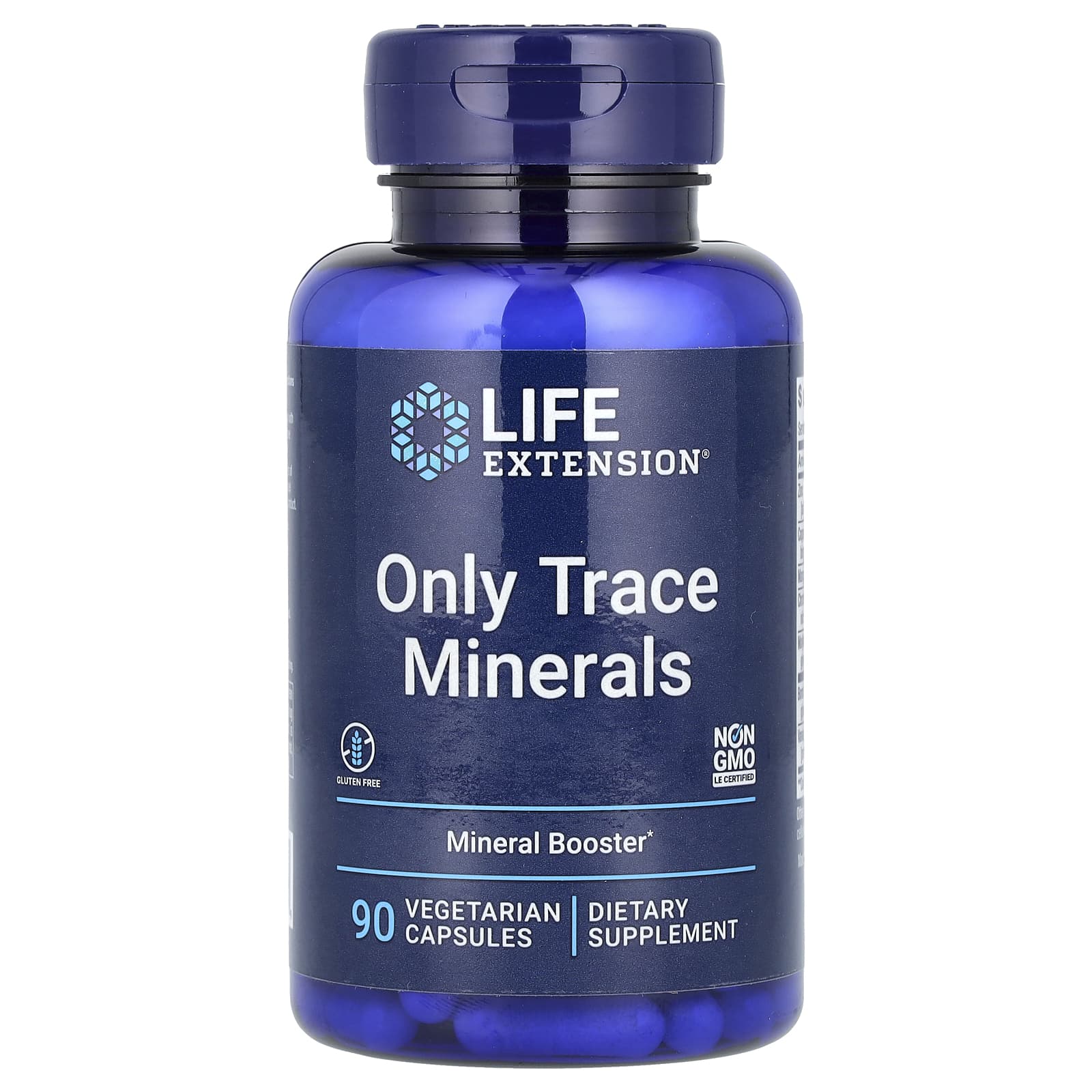 Life Extension Only Trace Minerals baksida