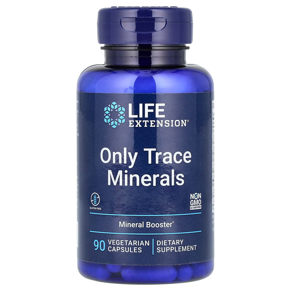 Life Extension Only Trace Minerals baksida