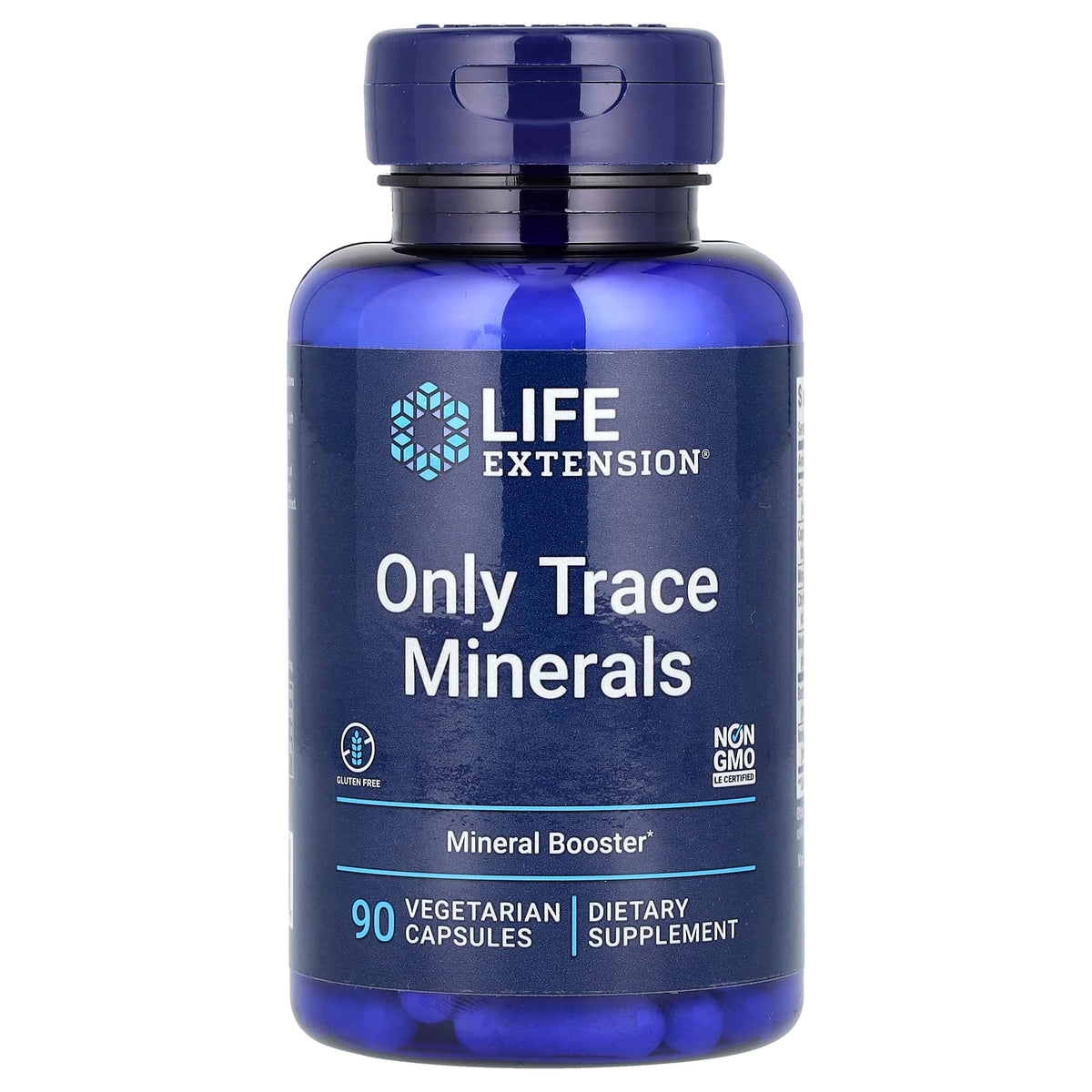 Life Extension Only Trace Minerals baksida