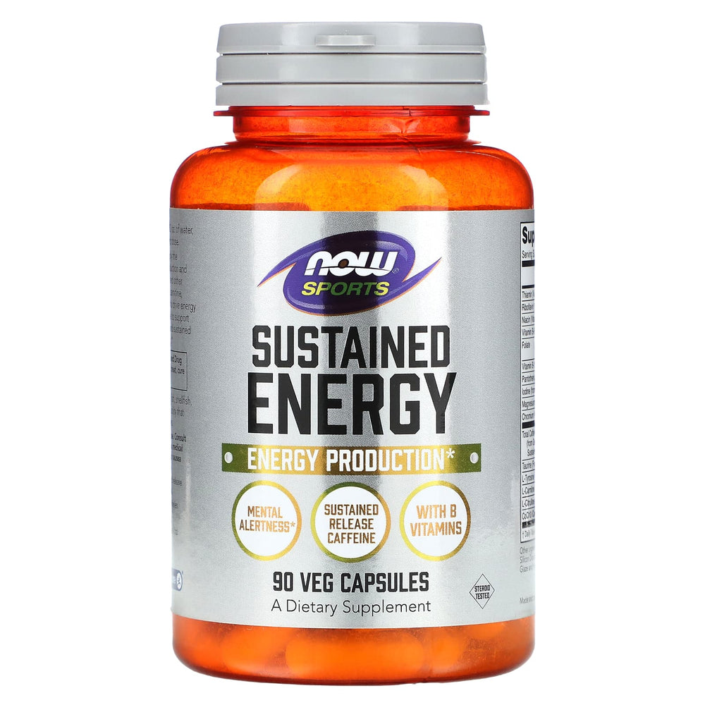 NOW Foods Sustained Energy baksida