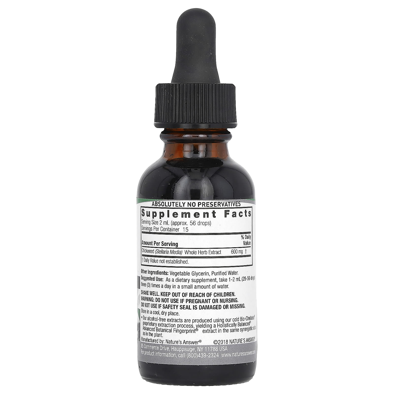 Chickweed Extract ingredienser och bruksanvisning