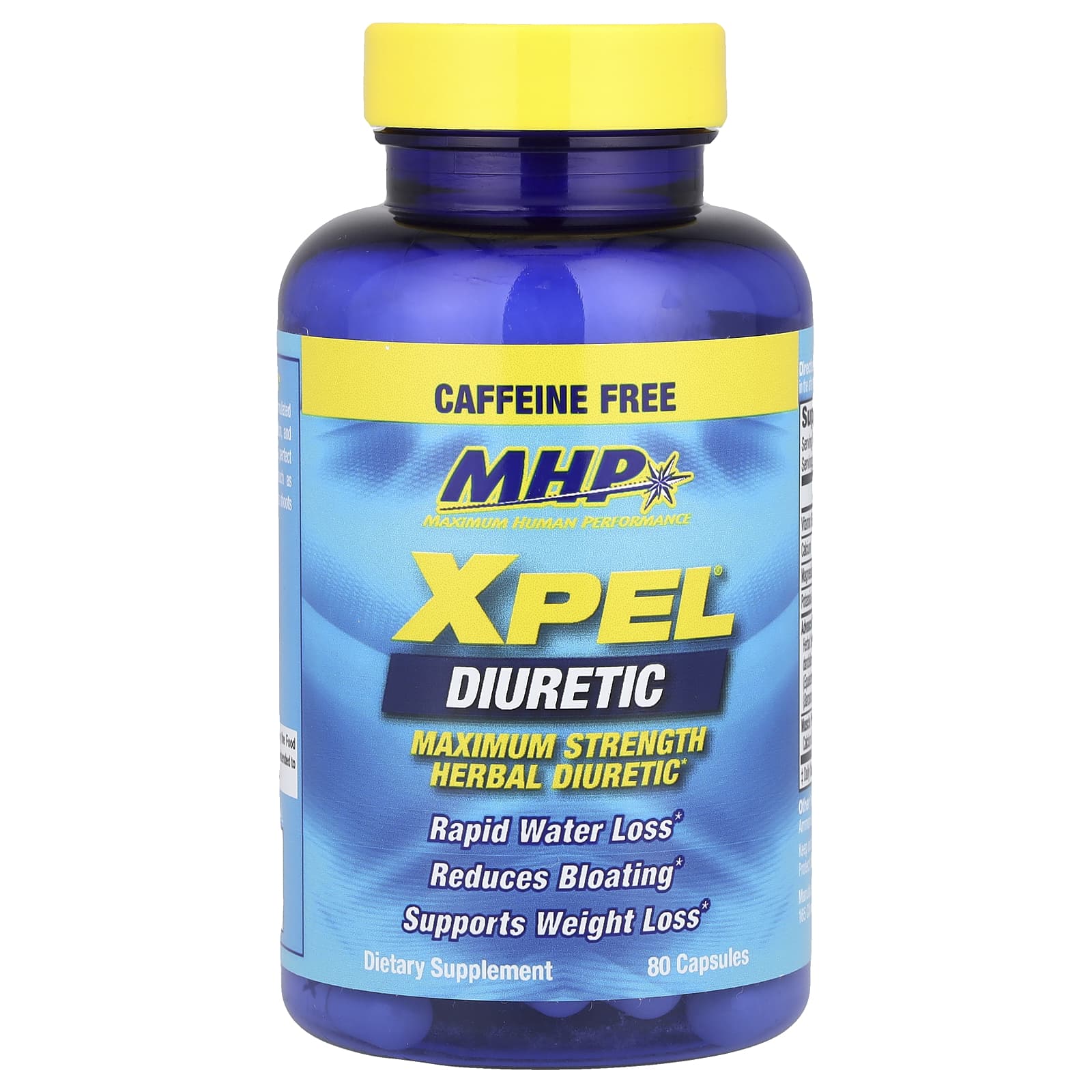 MHP Xpel Diuretic förpackning & innehål