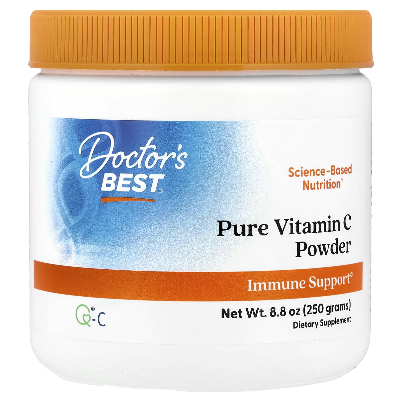 Doctor's Best - Pure Vitamin C Powder With Quali-C - 250g