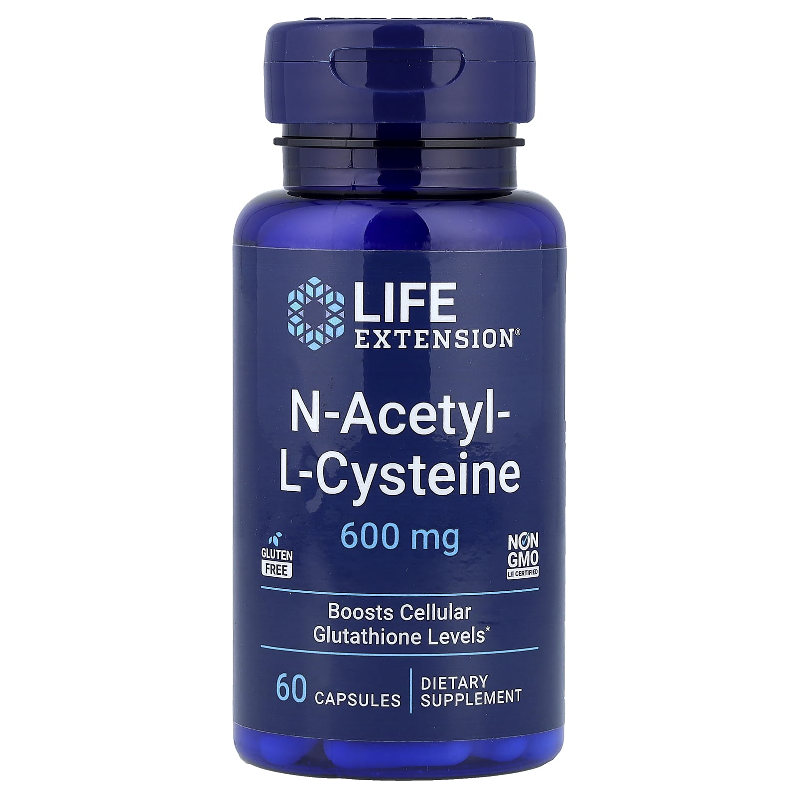 N-Acetyl-L-Cysteine baksida näringsfakta