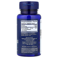 Life Extension Zinc Caps ingredienser & etikett