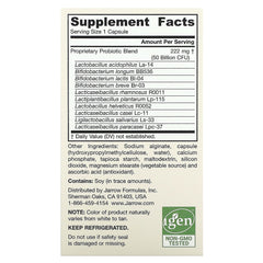 Jarrow Formulas Jarro-Dophilus ingredienser etikett