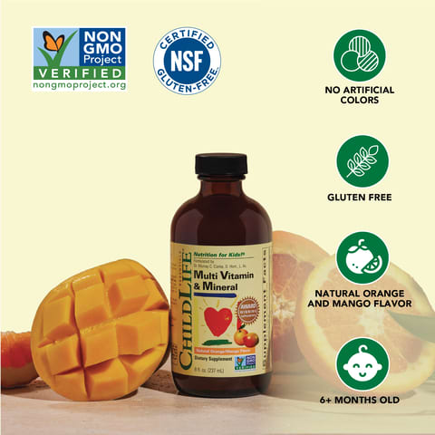 Child Life - Flydende Vitamin C, Naturlig Appelsin - 118ml