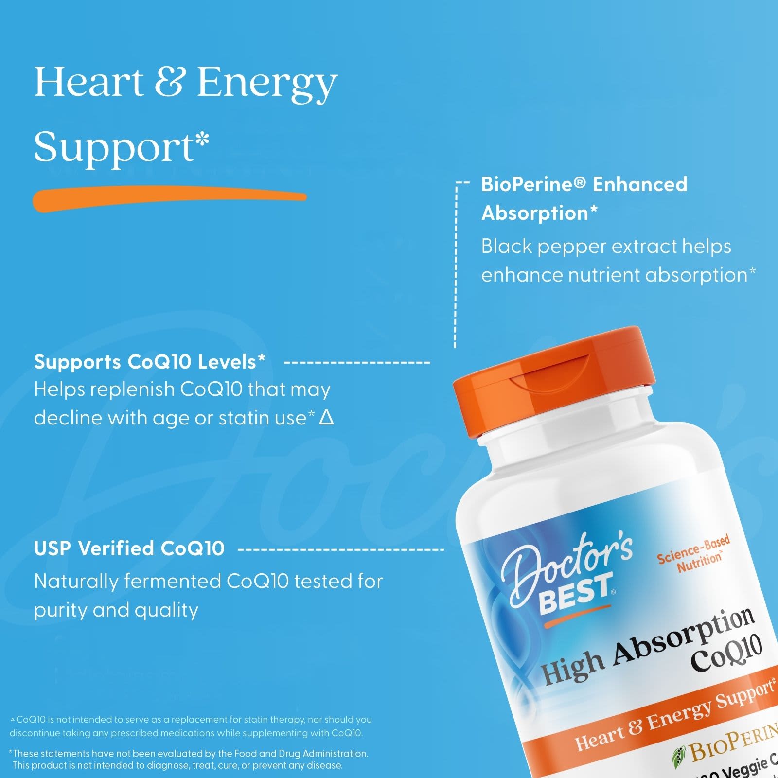 Doctor'S Best - High Absorption CoQ10 With Bioperine