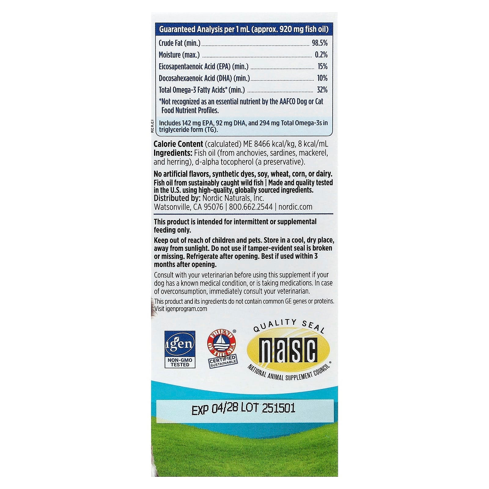 Nordic Naturals - Omega-3 Dyr