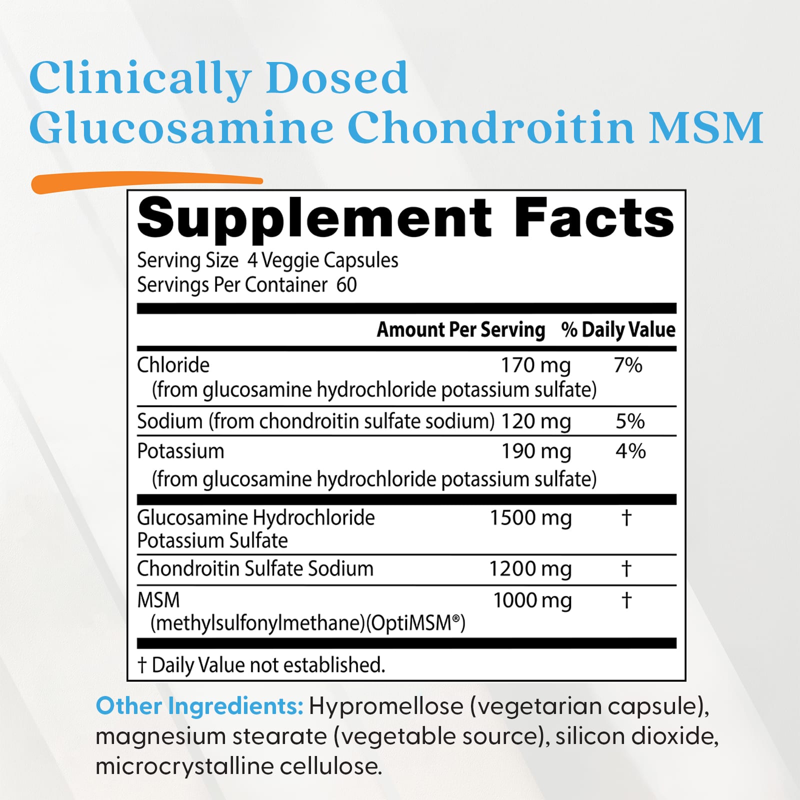 Doctor's Best - Glucosamin Chondroitin MSM