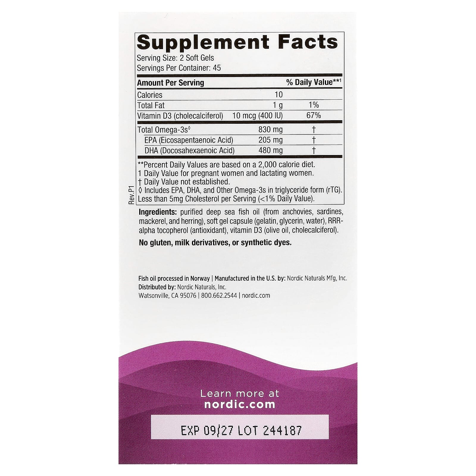 Nordic Naturals - Raskausajan DHA